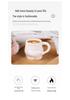 Creative Ceramic Squeeze Belly Coffee Mug