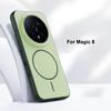 Pro Honor Magic 8 a Magic 8 Pro Pouzdro Magsafe Matný Povrch Dotyku Baby Skin Odolné Proti Otiskům Prstů Pevný Hybridní Kryt