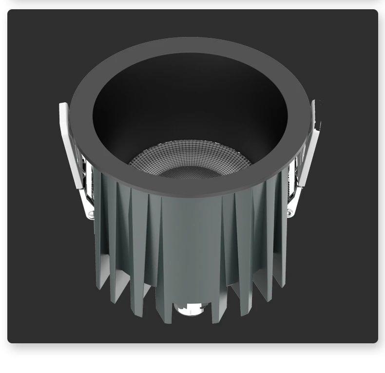 Anti-Fog Narrow Edge LED Downlight for Kitchen & Bathroom Ceilings