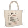 Beach Bag - PLANETEE - Thiméo Definition - Natural Cotton - Large Capacity - Printed In France