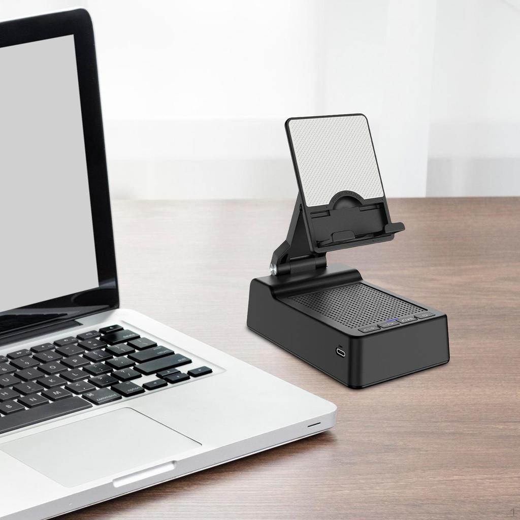 Bluetooth Speaker Cell Phone Stand Favors Mobile Holder for Study Kitchen Online Class