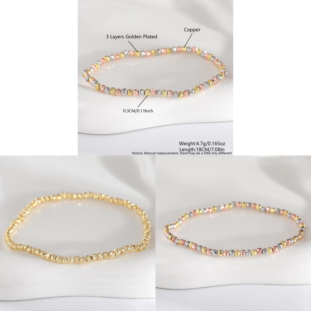 Geometrisches Kupferarmband Unisex Minimalistisches Kettenschmuckstück Für Hochzeiten Und Geschenke