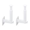 2pcs Hat Rack Retractable 15‑20 Hats   L Shaped Hooks Adhesive No Punching Baseball   Storage Rack for Home Kitchen Bedroom