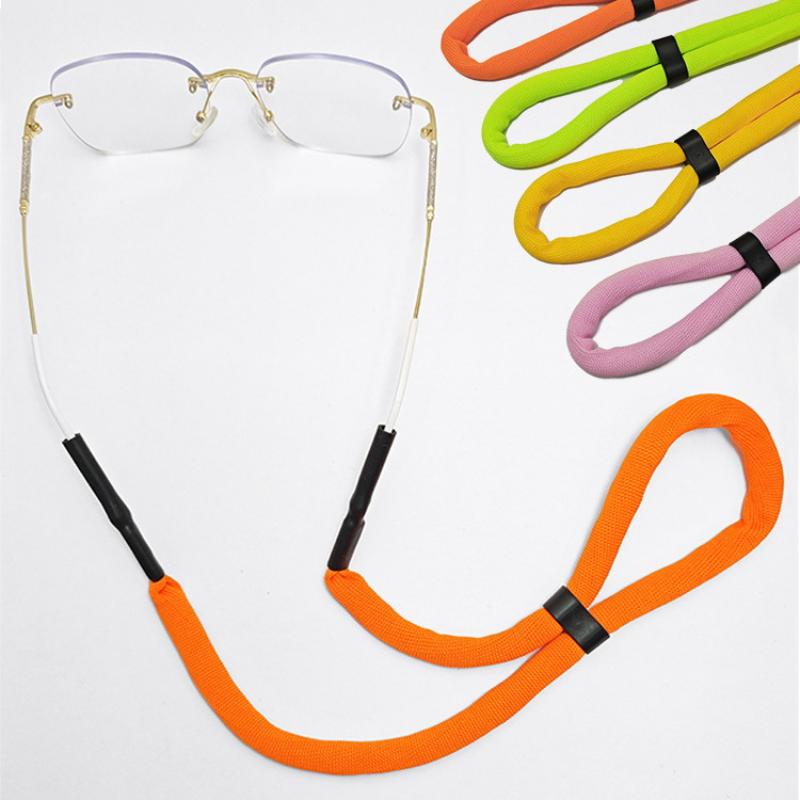 Floating Foam Glass Strap Anti-Lost Adjustable 1/5Pcs Eyeglass Lanyard Waterproof for Beach Pool Swimming Boating Water Sports