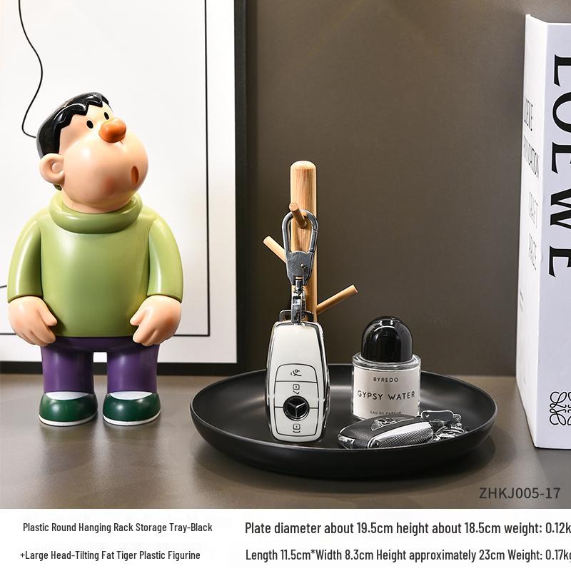 Luxury Entryway Console Table with Key Storage and Decorative Tray