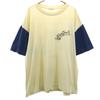 PIA SPORTS Back print Short sleeve T-shirt 4 Cream type Men's Used