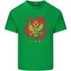 Torn Montenegro Flag Montenegrin Day Football Unisexs Light Cotton TShirt