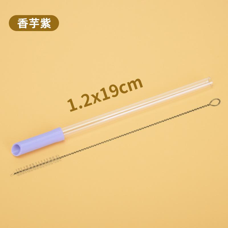 Tritan Telescopic Straw Set Milk Tea Beverage Reuse Water Cup 1.2Cm Straw Multi-Color Optional