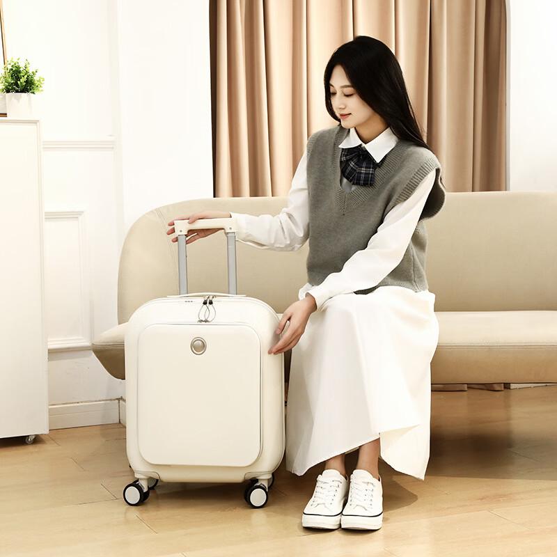 Li Shen Front-Opening Carry-On Spinner Suitcase