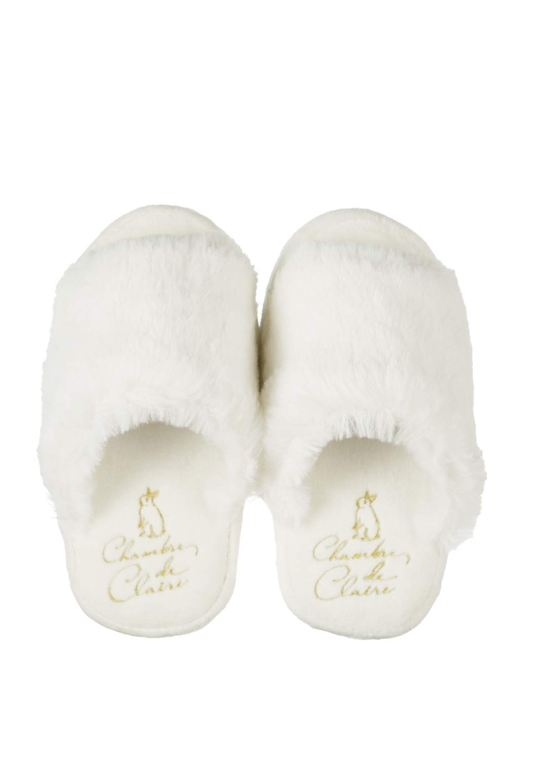 

CB Japan White Fur Tutum Slippers, Washable, Fluffy, Beautiful, белый