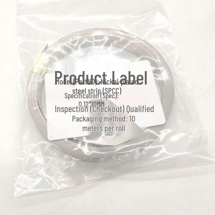 10m Single Strand Nickel Strip (0.1mm) & 0.15mm Spot Welding Nickel-Steel Strip for Battery Connection