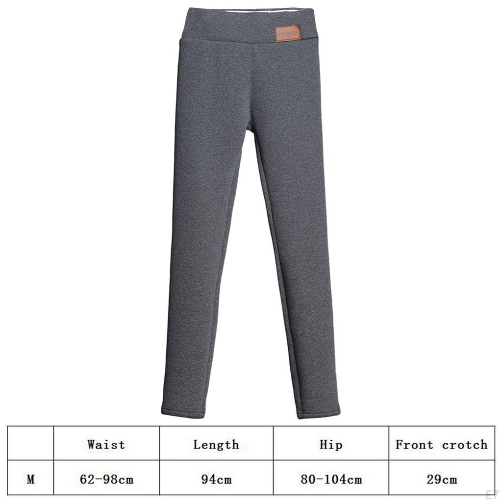 Women Velvet Elastic Leggings Pants Fleece Thick Tights
