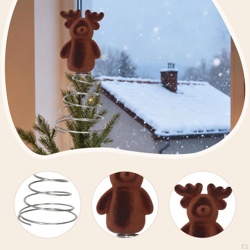 Gifts Christmas Decor Tree Crown Ornament for Living Room Indoor Holiday