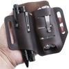 PU-Leder Multitool-Halter Essentieller Organizer Gürteltasche Stifttasche Outdoor-Werkzeugverpackung Werkzeugschrank 13,5x15,2cm