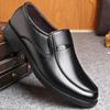 Neue Herren Business Schuhe Rundköpfige formelle Lederschuhe Schwarz lässiger Arbeitsschuh Rutschfest zum Schnüren Männliche Slipper