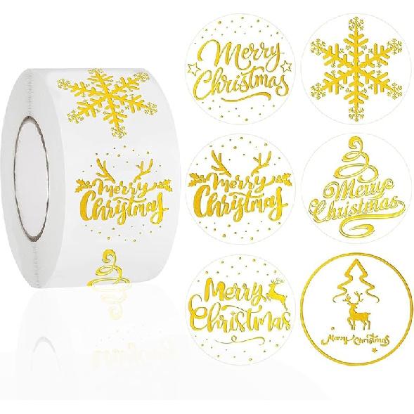 Halloween Stickers for Kids, 500 Pieces 1.0 Inch Skeleton Label Stickers for Halloween Party Favor Supplies Pumpkin Bat Witch Roll Round Envelop Seal