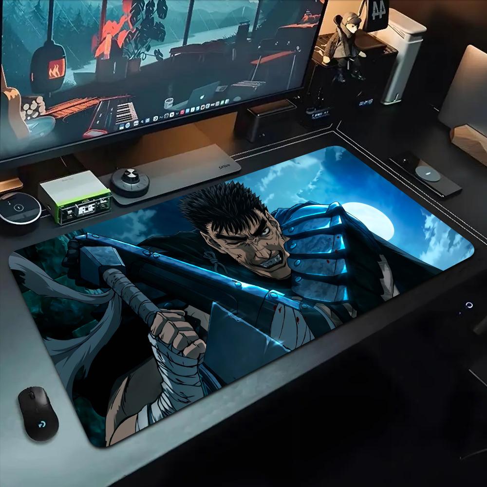 Berserk Mauspad 500X1000 mm Großes Gaming-Mauspad Gamer XL Gummi Otaku Tastaturpad Laptop Schreibtischmatte