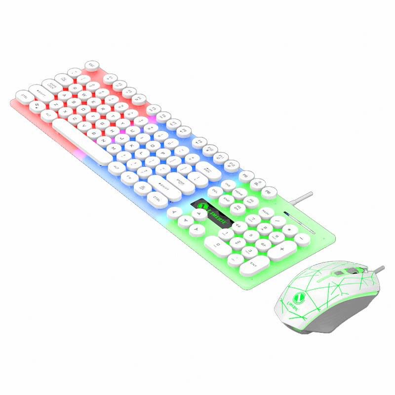 E-Sport Silent Kabelgebundenes Tastatur- und Mausset für Gaming und Bürogebrauch