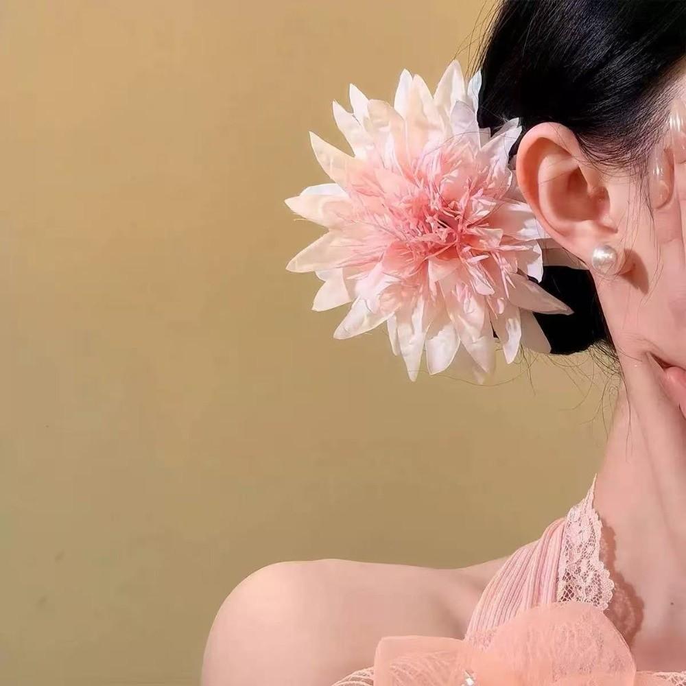 Hair Accessories Artificial Flowers Hair Clip Photo Props Simulated Flower Headpiece  Girls