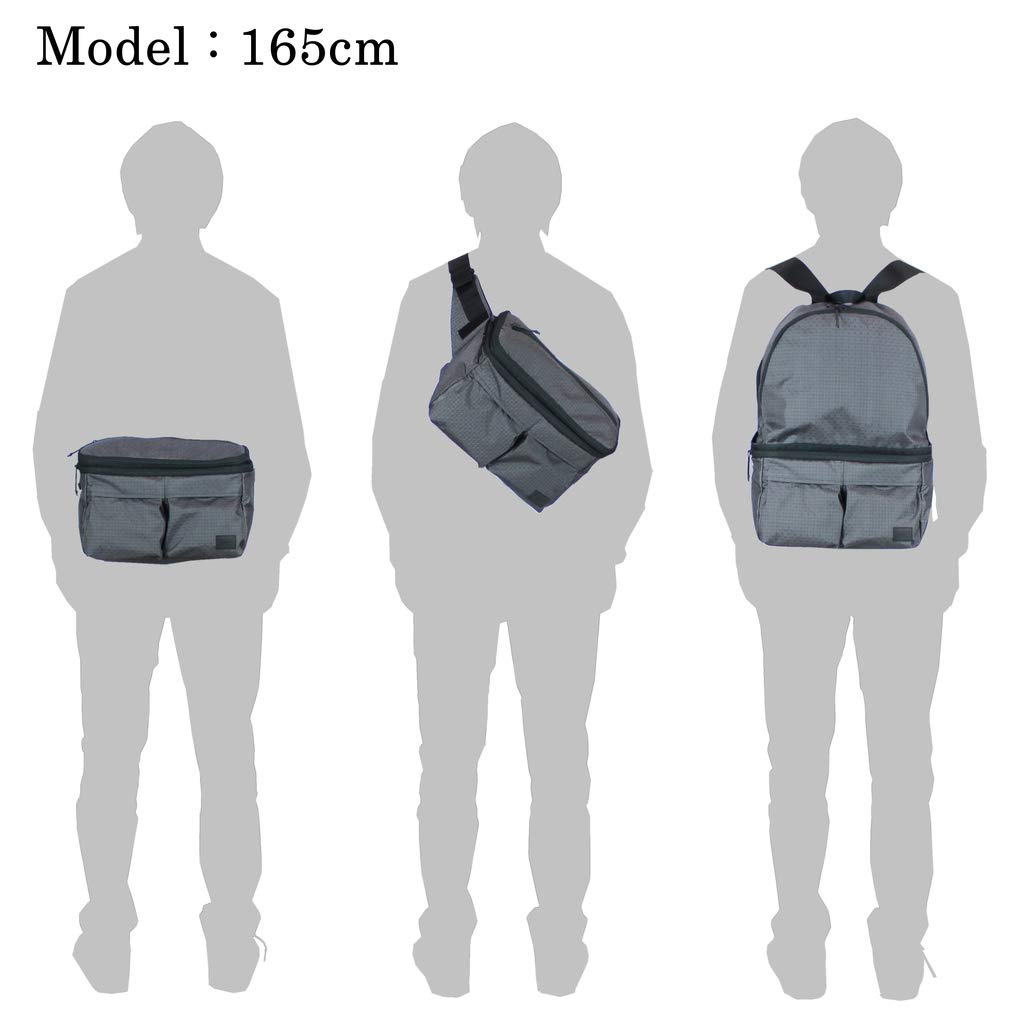 PORTER EXPLOSION WAIST Waist Bag Rucksack Ash [Porter] BAG/DAYPACK 535-16884 White/70