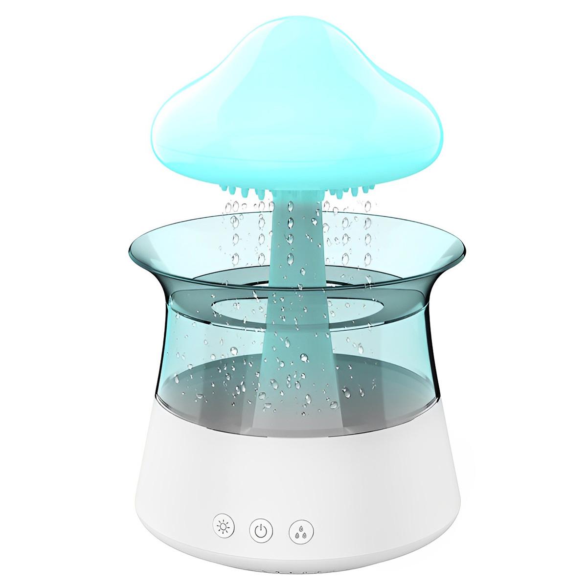 

300/450ml 7 Colours Lights Cloud Rain Humidifier Raindrop Humidifier Multifunctional Aroma Diffuser Humidifier for Desk Bedside