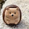 Little Hedgehog Healing Series Dopamine Ornament Solid Wood Splicing Creative Playful Handle