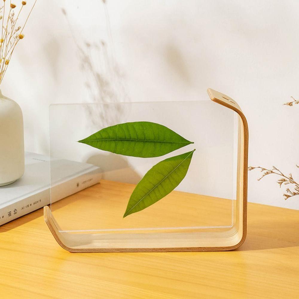 Clear Acrylic Photo Frame DIY Picture Display Frame Double-side Photo Frame Photo Decor