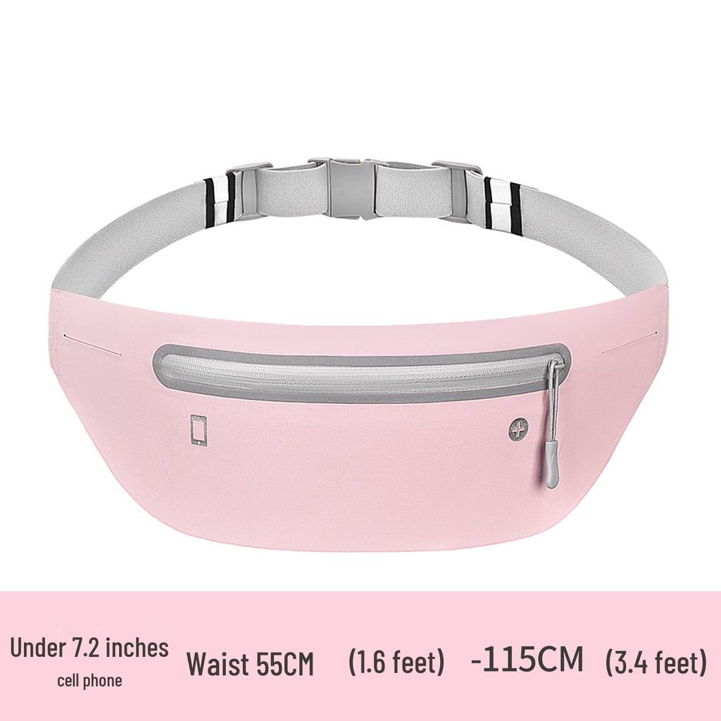 Unisex Waterproof Sports Running Waist Bag - Lightweight & Invisible Fitness Phone Belt