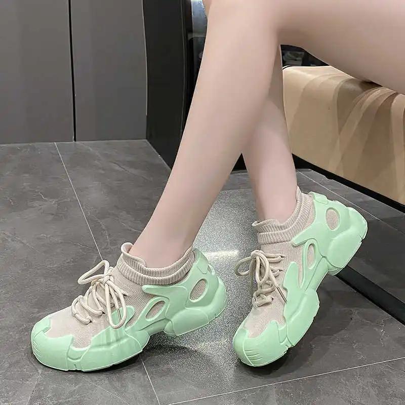 Massive Road Women's Ankle Sneakers Special Women's Boots Shoes Red Sneakers Woman Sport Scarp Importers High-level