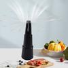 Fly Repellent Fan with Reflective Strip USB Rechargeable Outdoor Camping Fishing Picnic Indoor Desktop Food Fan Portable Silent Foldable