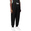 Emporio Armani Solid Color Drawstring Waist Knitted Sports Pants Men bottoms Black 6L1P8A-1JSFZ-0999
