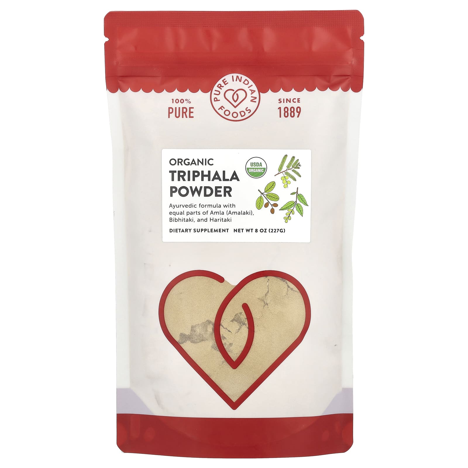

Organic Triphala Powder, 227G(8Oz)