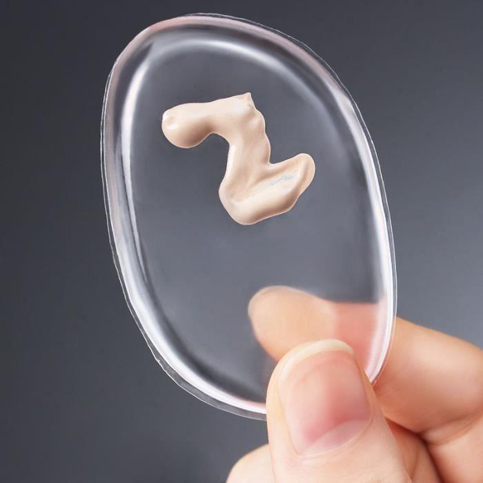 Poudre cosmétique Silicone Puff Foundation Gel maquillage éponge de BB crème clair