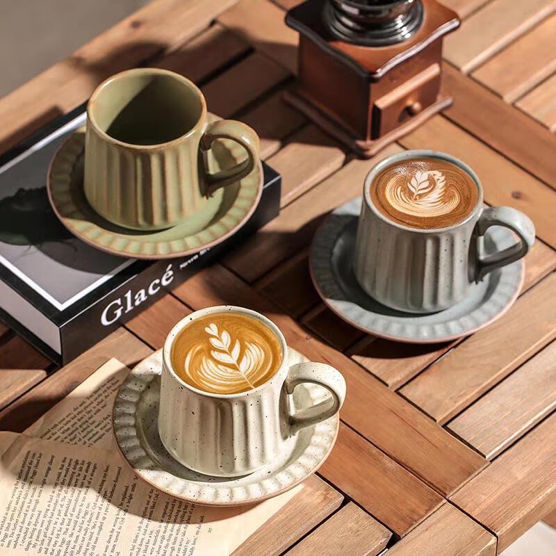 HANDUNYOU Retro 330ml Single-layer Coffee Glass Cup