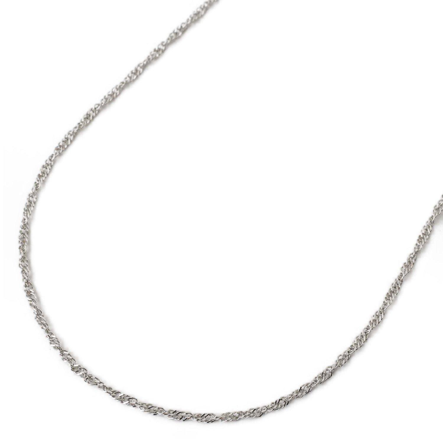 

Pure platinum necklace 40cm 3g screw chain Pt999 платиновий