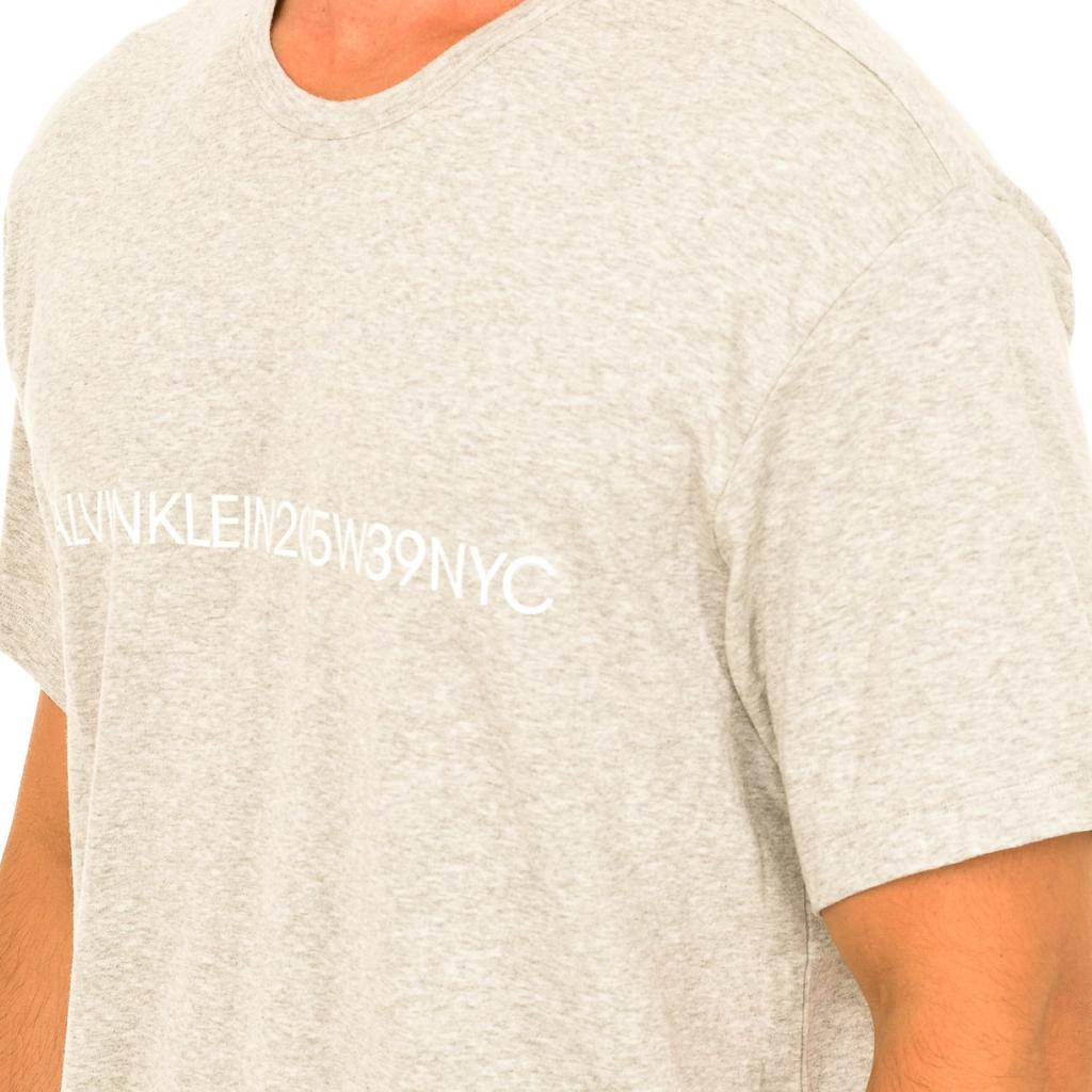 Męski t-shirt z krótkim rękawem i okrągłym dekoltem NB1530E