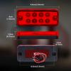 Ygmylandbb LED Truck Side Marker Lamp Trailer Car Width Light Shoulder Light Rear Side