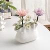 Ceramic Vase Creative Modern Minimalist Flower Vase Aesthetics Elegant Plant Flower Bottle Home Table Decoration Room Ornaments