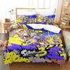 Splatoon 3 Bedding Set 3D Print Anime Duvet Cover Single Twin Full Queen King Size for Adult Kids Bedroom