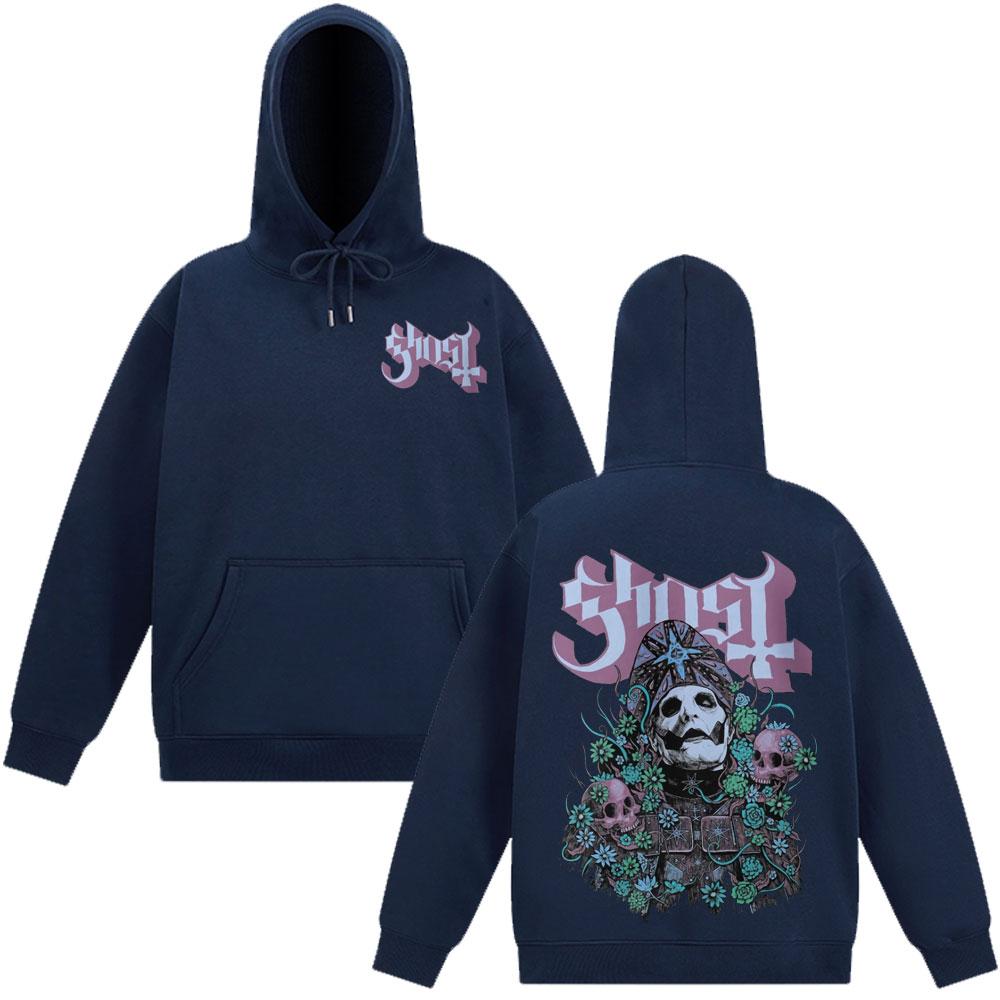 Vintage Ghost Band Cars Hoodies Y2k Clothes Winter Fashion Gothic Oversized Sweatshirts Long Sleeve Man Woman Hoodie Streetwear