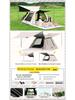 Octagonal Vinyl Camping Canopy: Thickened, Portable Sunshade & Rainproof Butterfly Awning