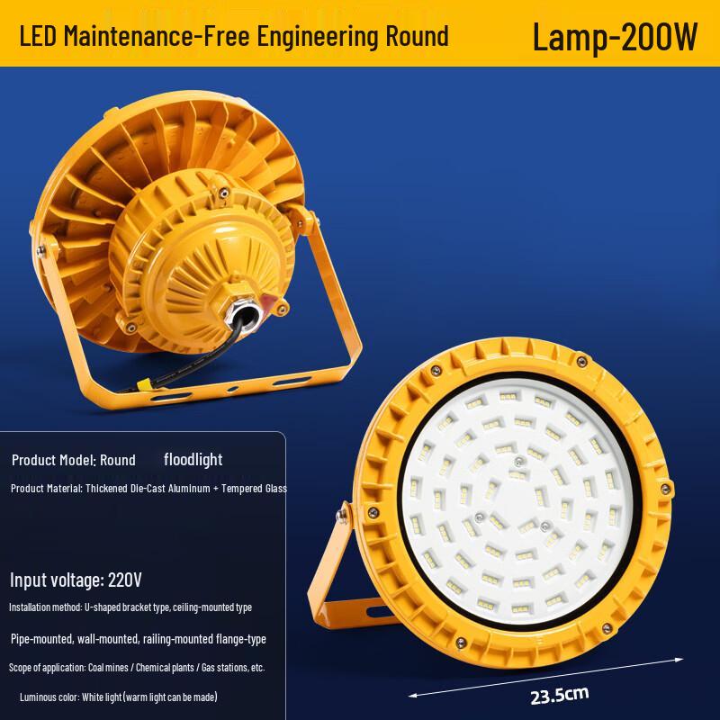 HeJia Round LED Engineering Car Spotlight