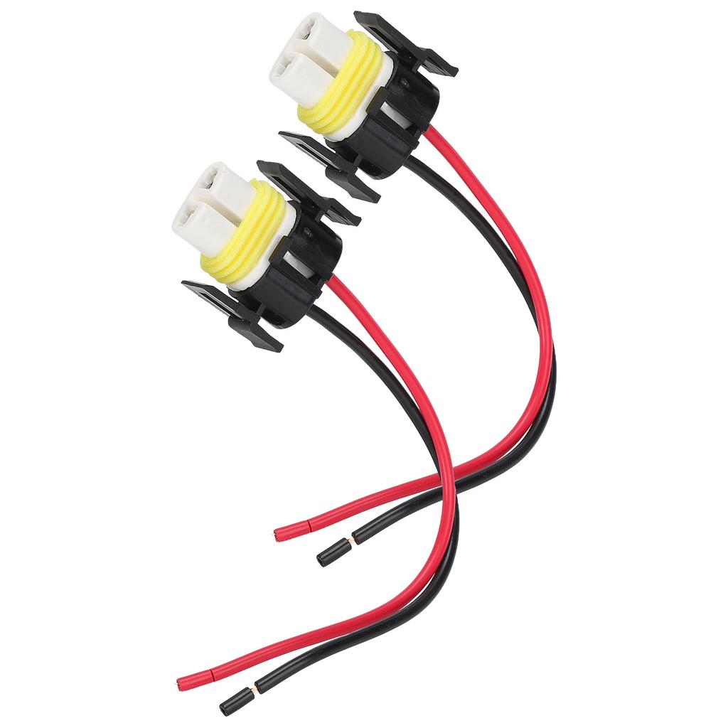 2stk H11 keramisk hunnkontakt 2 pins 2 hulls ledningsnettutskifting 1mm 1224V