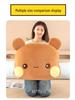 One Two Boo Boo Emoji Plush Pillow - Cute Sleeping Doll with Big Head