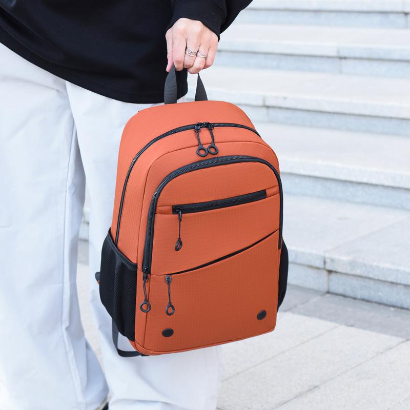 Schoolbag Lightweight Men's Backpack Large Capacity Junior High School Student School Bag Simple Trend Travel Computer Backpack