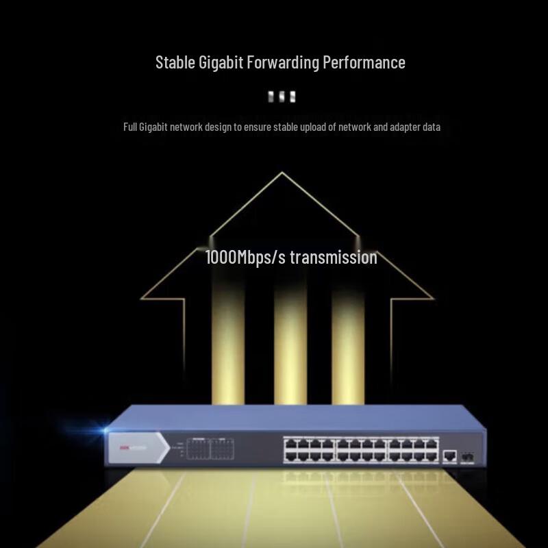 Hikvision 26-Port Gigabit High Power Unmanaged PoE Switch
