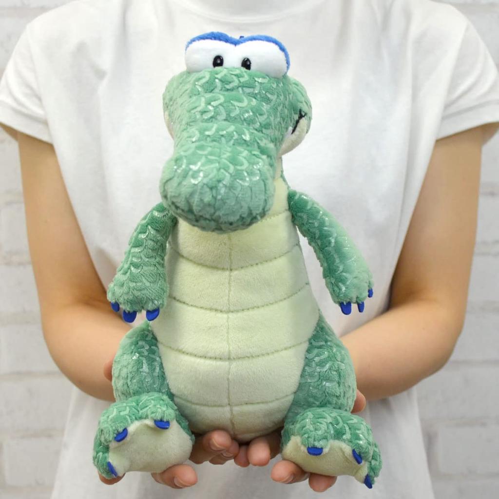 Wild Friends 2022 Crocodile Plush W18 x D25 x Product 47963 Toy, 27cm, NICI, Germany, Gift, Present, Animal, Crocodile, Eco-Friendly, Sustainable,