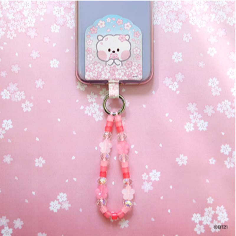 

BTS BT21 Официальный держатель для телефона Cherry Blossom, аутентичный RJ