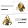 10Pcs Golden Small Bells Metal Xmas Decorations Musical Christmas Tree Ornaments Jingle Bells Pendant DIY Crafts