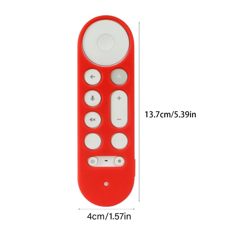Soft Silicone Case Remote Cover Protector For TV Streamer 4K 2024 Controllers Holder with Easy Access Design